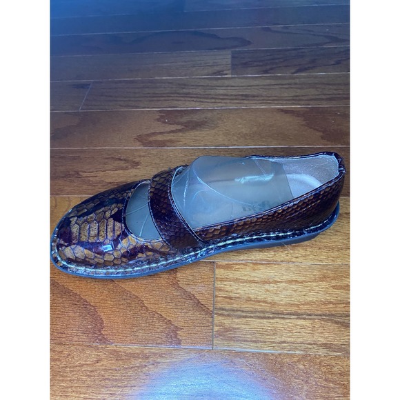 Algeria by‎ PG Lite Snake Skin Patterned Mary Jane's Size 37 - Picture 8 of 12